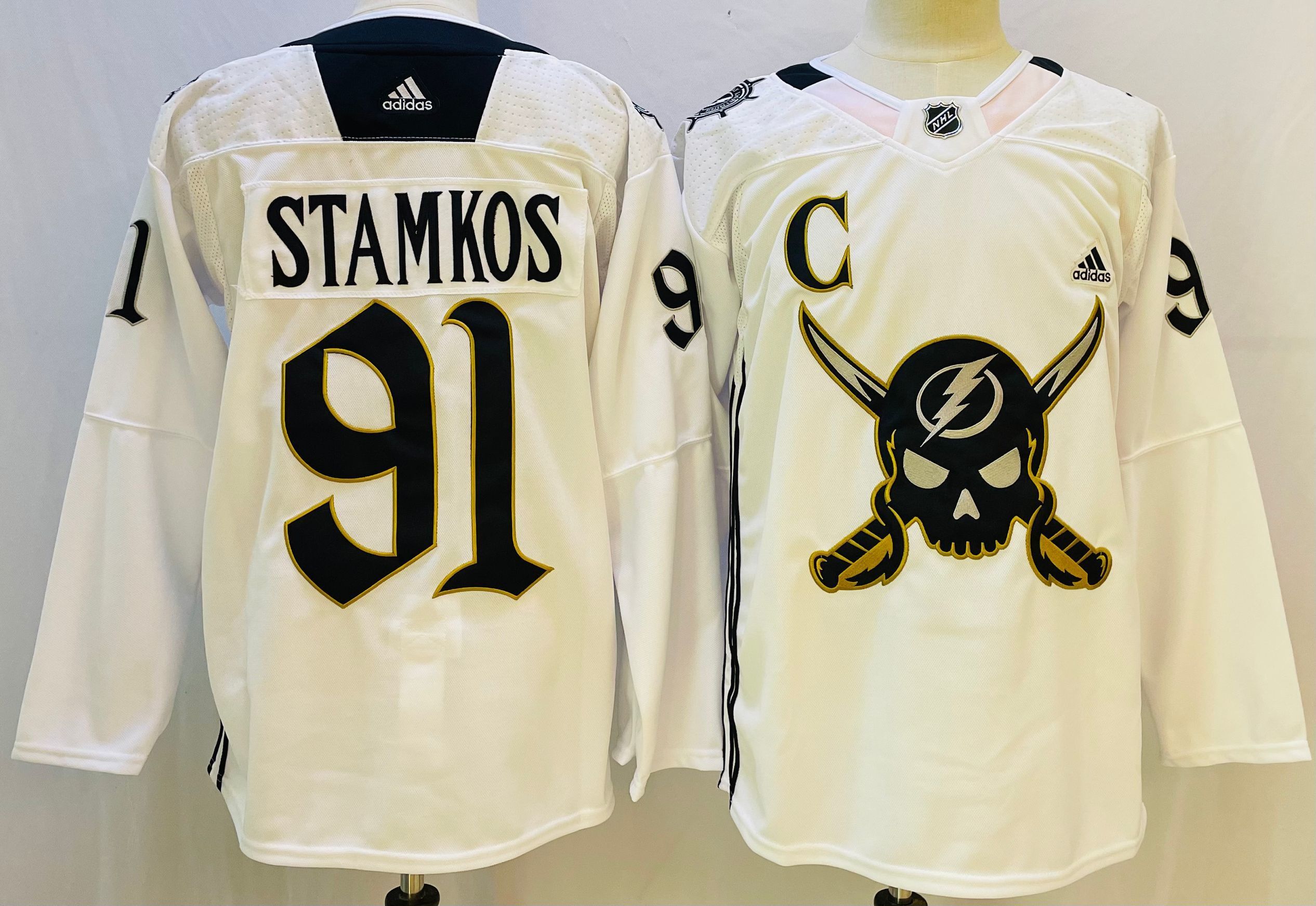 Men Tampa Bay Lightning #91 Stamkos White 2026 Adidias NHL Jersey style 001
